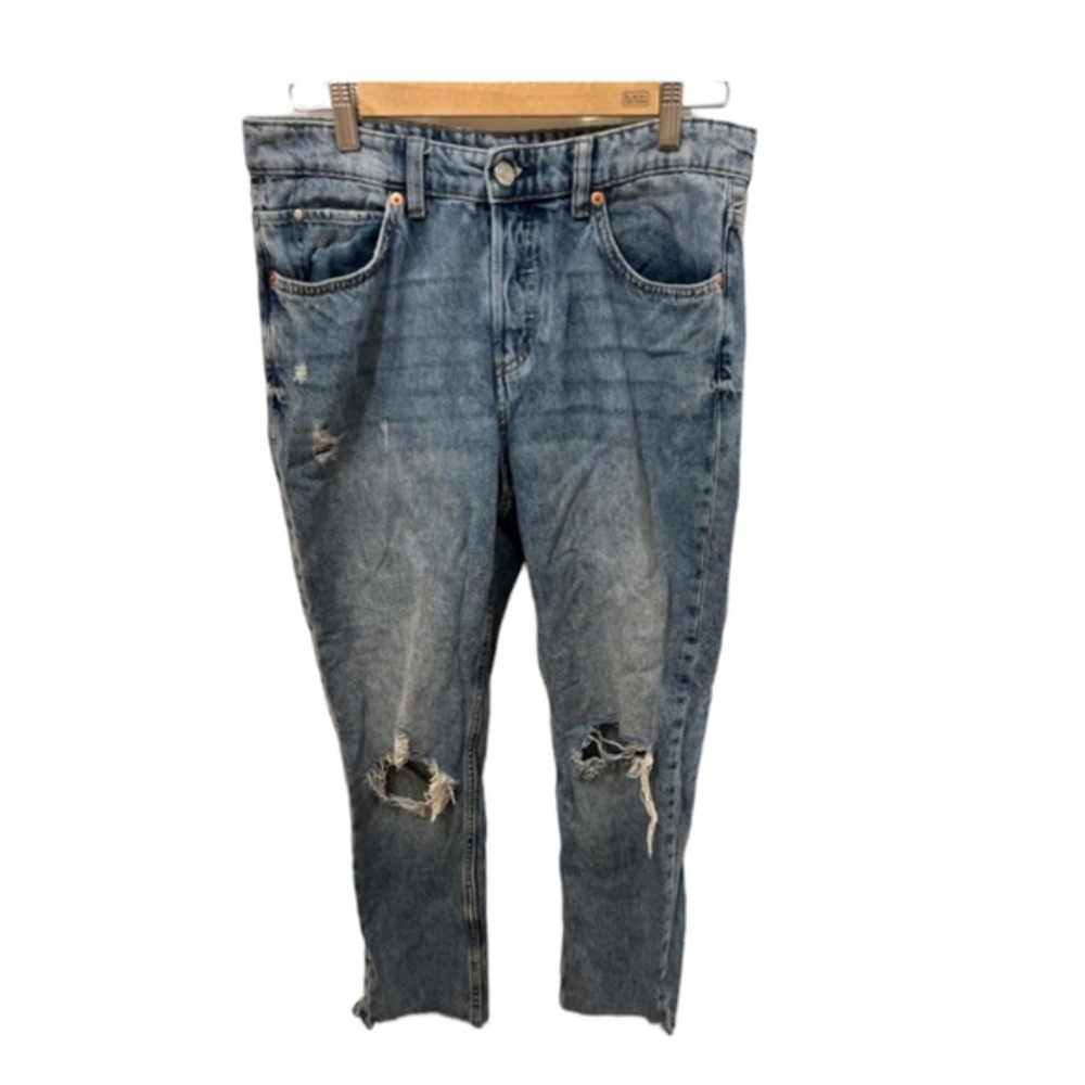 H&M‎ Denim Jeans Boyfriend Low Waist Loose Fit Womens